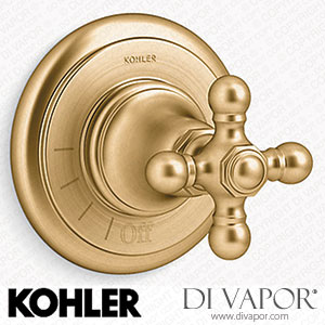 Kohler Volume Control Valve Trim with Cross Handle (K-T72771-3-2MB) Spare Parts