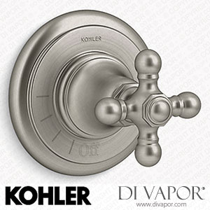 Kohler Volume Control Valve Trim with Cross Handle (K-T72771-3-BN) Spare Parts