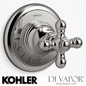 Kohler Volume Control Valve Trim with Cross Handle (K-T72771-3-TT) Spare Parts