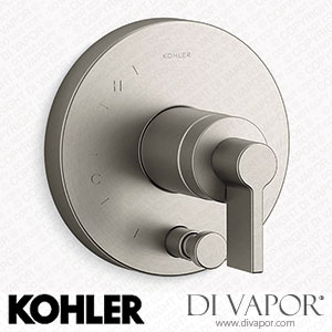 Kohler Valve Trim with Push-Button Diverter and Lever Handle (K-T78016-4-BN) Spare Parts