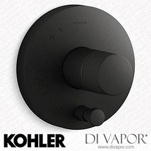 Kohler Valve Trim with Push-Button Diverter and Oyl Handle (K-T78016-8-BL) Spare Parts