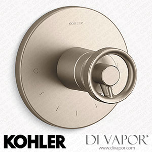 Kohler Temperature Control Valve Trim with Industrial Handle (K-T78027-9-BV) Spare Parts