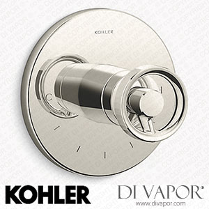 Kohler Temperature Control Valve Trim with Industrial Handle (K-T78027-9-SN) Spare Parts