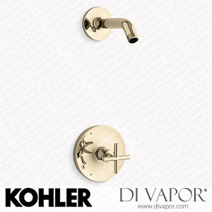 Kohler Shower Trim Kit with Cross Handle, without Showerhead (K-TLS14422-3-AF) Spare Parts