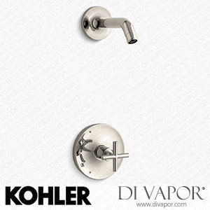 Kohler Shower Trim Kit with Cross Handle, without Showerhead (K-TLS14422-3-SN) Spare Parts