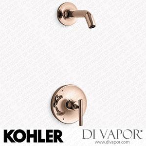 Kohler Shower Trim Kit with Lever Handle, without Showerhead (K-TLS14422-4-RGD) Spare Parts