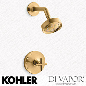 Kohler Shower Trim Kit with Cross Handle, 2.5 GPM (K-TS14422-3-2MB) Spare Parts