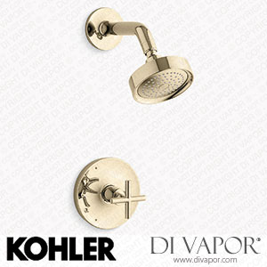 Kohler Shower Trim Kit with Cross Handle, 2.5 GPM (K-TS14422-3-AF) Spare Parts