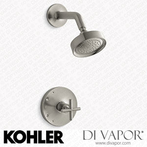 Kohler Shower Trim Kit with Cross Handle, 2.5 GPM (K-TS14422-3-BN) Spare Parts