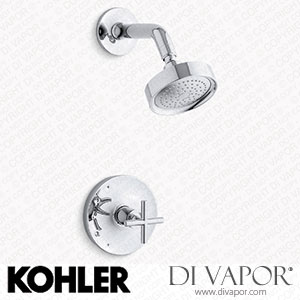 Kohler Shower Trim Kit with Cross Handle, 2.5 GPM (K-TS14422-3-CP) Spare Parts