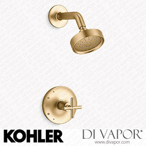 Kohler Shower Trim Kit with Cross Handle, 1.75 GPM (K-TS14422-3G-2MB) Spare Parts