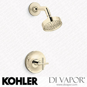 Kohler Shower Trim Kit with Cross Handle, 1.75 GPM (K-TS14422-3G-AF) Spare Parts