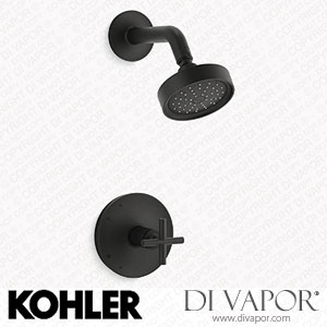 Kohler Shower Trim Kit with Cross Handle, 1.75 GPM (K-TS14422-3G-BL) Spare Parts