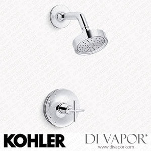 Kohler Shower Trim Kit with Cross Handle, 1.75 GPM (K-TS14422-3G-CP) Spare Parts