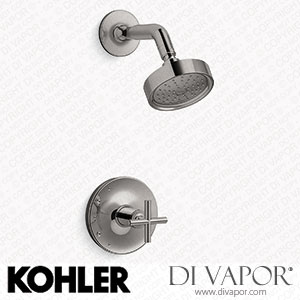 Kohler Shower Trim Kit with Cross Handle, 1.75 GPM (K-TS14422-3G-TT) Spare Parts