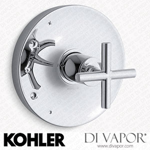 Kohler Valve Trim with Cross Handle (K-TS14423-3-CP) Spare Parts