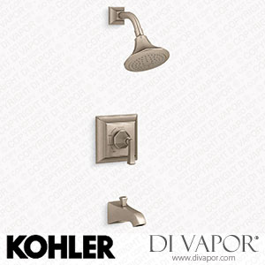 Kohler Bath and Shower Trim Kit, 2.5 GPM (K-TS461-4V-BV) Spare Parts