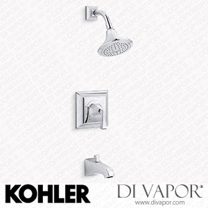 Kohler Bath and Shower Trim Kit, 2.5 GPM (K-TS461-4V-CP) Spare Parts