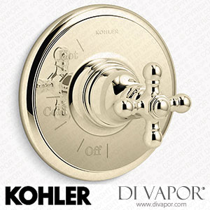 Kohler Valve Trim with Cross Handle (K-TS72767-3-AF) Spare Parts