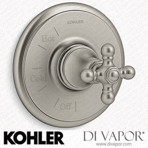 Kohler Valve Trim with Cross Handle (K-TS72767-3-BN) Spare Parts