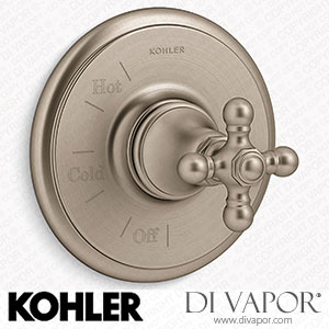 Kohler Valve Trim with Cross Handle (K-TS72767-3-BV) Spare Parts