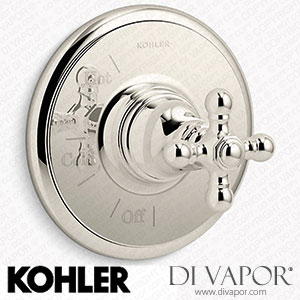 Kohler Valve Trim with Cross Handle (K-TS72767-3-SN) Spare Parts