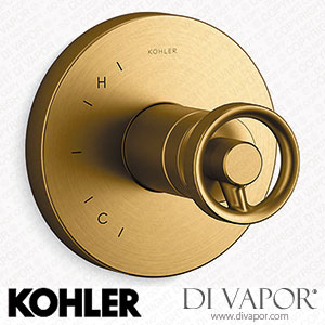 Kohler Shower Valve Trim with Industrial Handle (K-TS78015-9-2MB) Spare Parts