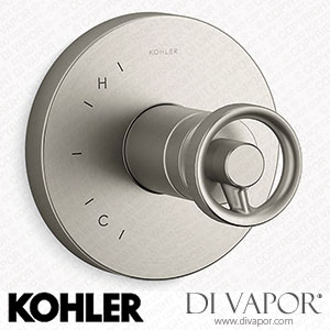 Kohler Shower Valve Trim with Industrial Handle (K-TS78015-9-BN) Spare Parts