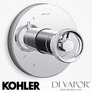 Kohler Shower Valve Trim with Industrial Handle (K-TS78015-9-CP) Spare Parts