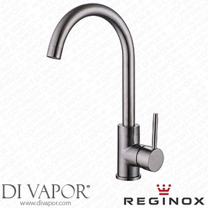 Reginox Kalix Single Lever Kitchen Mixer Tap - Gunmetal Grey - KALIXGUNMETAL Spare Parts