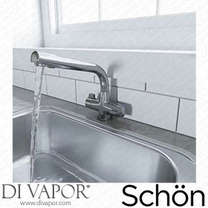 Schon Chrome Dual Lever Kitchen Tap - KCHTAP07 Spare Parts