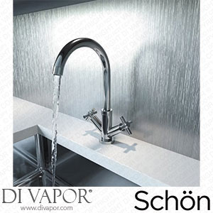 Schon Kitchen Tap with Cross Handle - KCHTAP08 Spare Parts