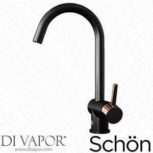 Schon Aaron C Spout Black and Copper Kitchen Mixer Tap - KCHTAP34 Spare Parts