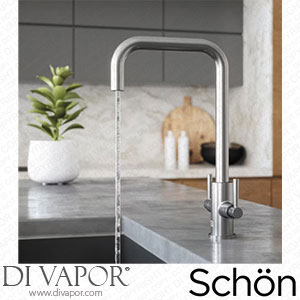 Schon Skye Brushed Nickel L Spout Kitchen Mixer Tap - KCHTAP38 Spare Parts