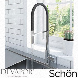 Schon Pull Down Kitchen Mixer Tap with Black Hose - KCHTAP47 Spare Parts