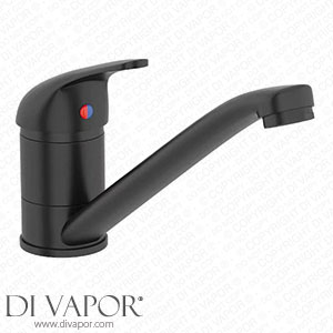 Clarity Matt Black Single Lever Kitchen Sink Mixer Tap with Swivel Spout - KCHTAP55 Spare Parts