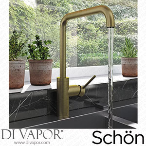 Schon KCHTAP60 Skye L Spout Brushed Brass Kitchen Mixer Tap Spare Parts