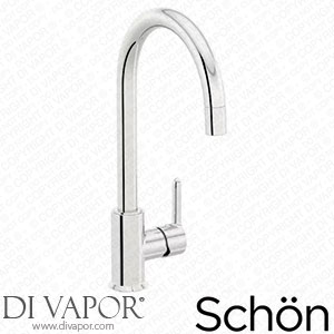 Schon Harris Chrome Kitchen Mixer Tap with Cold Star Cartridge - KCHTAP90 Spare Parts