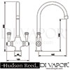 Hudson Reed KD304 Traditional Dualflow Mixer Spare Parts Diagram