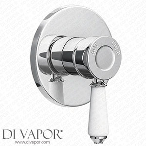 Keswick Round Traditional Chrome Concealed Manual Shower Valve - KESV15 Spare Parts