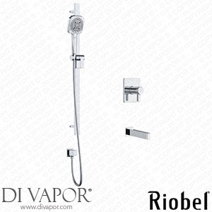 Riobel KIT1244PXTQ-EM Paradox Shower Kit with Bath Spout Spare Parts