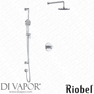 Riobel KIT323PB-EM Parabola Shower Kit with Overhead Shower Spare Parts