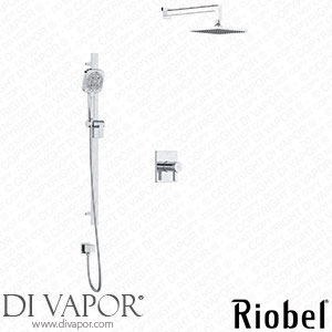 Riobel KIT323PXTQ-EM Paradox Shower Kit with Overhead Shower Spare Parts