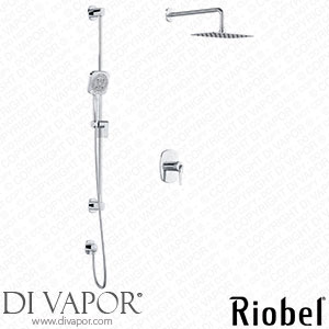 Riobel KIT323VY-EM Venty Shower Kit with Overhead Shower Spare Parts