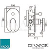 VADO KOV 147A CP Kovera Spare Parts Diagram