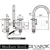 Hudson Reed KRI304 Kristal Bath Shower Mixer Spare Parts Diagram