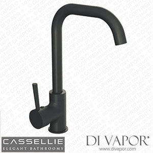 Cassellie KTA021 Modern Matt Black Kitchen Mixer Tap Spare Parts