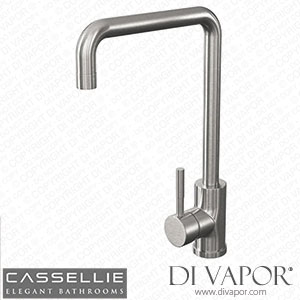 Cassellie Single Lever Mono Kitchen Sink Mixer Tap - Brushed Finish - KTA026 Spare Parts