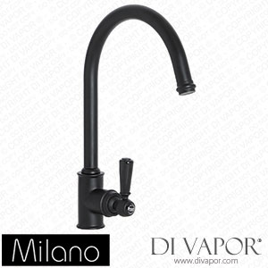 Milano KTE101BL Elizabeth Single Lever Traditional Kitchen Mixer Tap Black Spare Parts