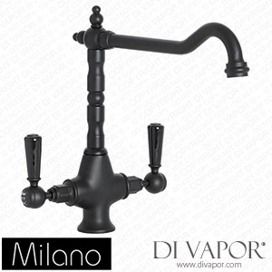 Milano KTE112BL Elizabeth Classic Kitchen Mixer Tap Black Spare Parts